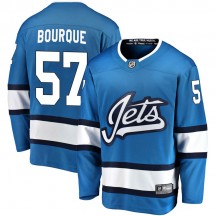 Men's Fanatics Branded Winnipeg Jets Gabriel Bourque Blue Alternate Jersey - Breakaway