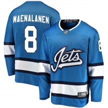 Men's Fanatics Branded Winnipeg Jets Saku Maenalanen Blue Alternate Jersey - Breakaway