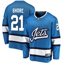 Men's Fanatics Branded Winnipeg Jets Nick Shore Blue Alternate Jersey - Breakaway