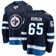 Men's Fanatics Branded Winnipeg Jets Cole Kehler Blue Home Jersey - Breakaway