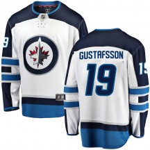 Youth Fanatics Branded Winnipeg Jets David Gustafsson White Away Jersey - Breakaway