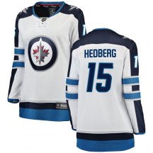 Women's Fanatics Branded Winnipeg Jets Anders Hedberg White Away Jersey - Breakaway
