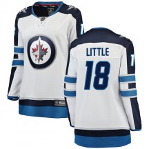Women's Fanatics Branded Winnipeg Jets Bryan Little White Away Jersey - Breakaway