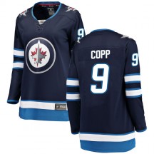 Women's Fanatics Branded Winnipeg Jets Andrew Copp Blue Home Jersey - Breakaway