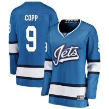 Women's Fanatics Branded Winnipeg Jets Andrew Copp Blue Alternate Jersey - Breakaway