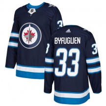 Youth Adidas Winnipeg Jets Dustin Byfuglien Navy Blue Home Jersey - Authentic