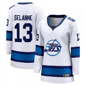 Women's Fanatics Branded Winnipeg Jets Teemu Selanne White Special Edition 2.0 Jersey - Breakaway