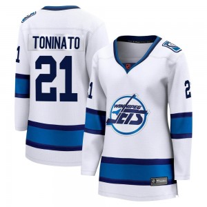 Women's Fanatics Branded Winnipeg Jets Dominic Toninato White Special Edition 2.0 Jersey - Breakaway