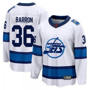 Men's Fanatics Branded Winnipeg Jets Morgan Barron White Special Edition 2.0 Jersey - Breakaway