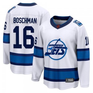 Men's Fanatics Branded Winnipeg Jets Laurie Boschman White Special Edition 2.0 Jersey - Breakaway