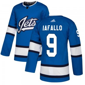 Men's Adidas Winnipeg Jets Alex Iafallo Blue Alternate Jersey - Authentic