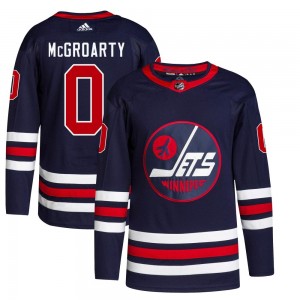 Youth Adidas Winnipeg Jets Rutger McGroarty Navy 2021/22 Alternate Primegreen Pro Jersey - Authentic