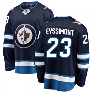 Men's Fanatics Branded Winnipeg Jets Michael Eyssimont Blue Home Jersey - Breakaway