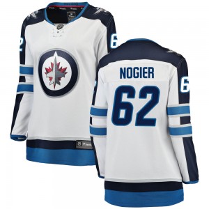 Women's Fanatics Branded Winnipeg Jets Nelson Nogier White Away Jersey - Breakaway