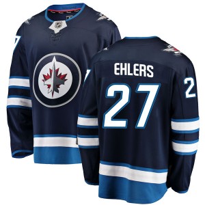 Youth Fanatics Branded Winnipeg Jets Nikolaj Ehlers Blue Home Jersey - Breakaway