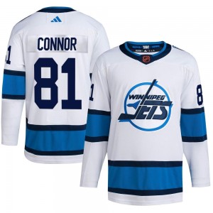 Youth Adidas Winnipeg Jets Kyle Connor White Reverse Retro 2.0 Jersey - Authentic