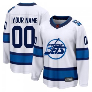 Youth Fanatics Branded Winnipeg Jets Custom White Custom Special Edition 2.0 Jersey - Breakaway