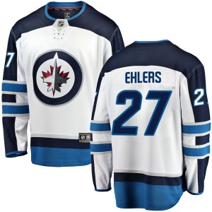 Men's Fanatics Branded Winnipeg Jets Nikolaj Ehlers White Away Jersey - Breakaway