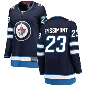 Women's Fanatics Branded Winnipeg Jets Michael Eyssimont Blue Home Jersey - Breakaway
