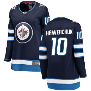 Women's Fanatics Branded Winnipeg Jets Dale Hawerchuk Blue Home Jersey - Breakaway