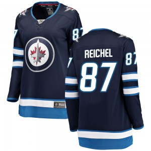 Women's Fanatics Branded Winnipeg Jets Kristian Reichel Blue Home Jersey - Breakaway