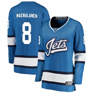 Women's Fanatics Branded Winnipeg Jets Saku Maenalanen Blue Alternate Jersey - Breakaway