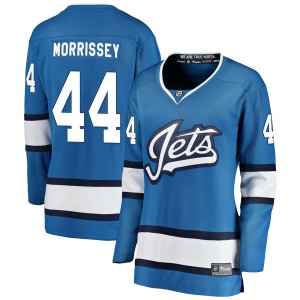 Women's Fanatics Branded Winnipeg Jets Josh Morrissey Blue Alternate Jersey - Breakaway