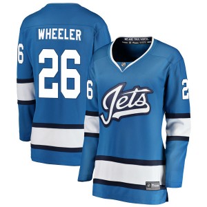 Women's Fanatics Branded Winnipeg Jets Blake Wheeler Blue Alternate Jersey - Breakaway