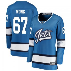 Women's Fanatics Branded Winnipeg Jets Austin Wong Blue Alternate Jersey - Breakaway