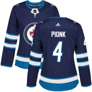 Women's Adidas Winnipeg Jets Neal Pionk Navy Home Jersey - Authentic