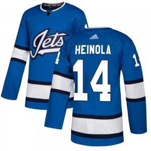 Youth Adidas Winnipeg Jets Ville Heinola Blue Alternate Jersey - Authentic