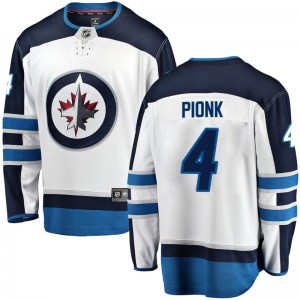 Youth Fanatics Branded Winnipeg Jets Neal Pionk White Away Jersey - Breakaway