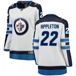 Women's Fanatics Branded Winnipeg Jets Mason Appleton White Away Jersey - Breakaway