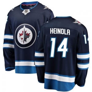 Youth Fanatics Branded Winnipeg Jets Ville Heinola Blue Home Jersey - Breakaway