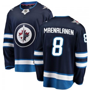 Youth Fanatics Branded Winnipeg Jets Saku Maenalanen Blue Home Jersey - Breakaway