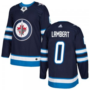 Youth Adidas Winnipeg Jets Brad Lambert Navy Home Jersey - Authentic