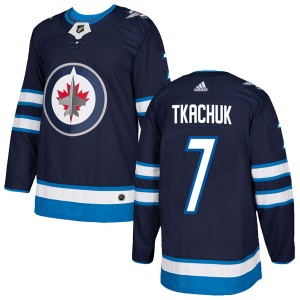 Youth Adidas Winnipeg Jets Keith Tkachuk Navy Home Jersey - Authentic