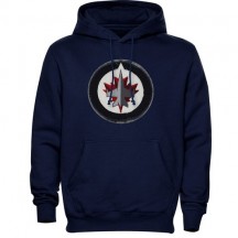 Men's Winnipeg Jets Navy Blue Levelwear Freshman Hoodie - -