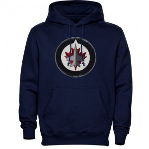 Men's Winnipeg Jets Navy Blue Levelwear Freshman Hoodie - -